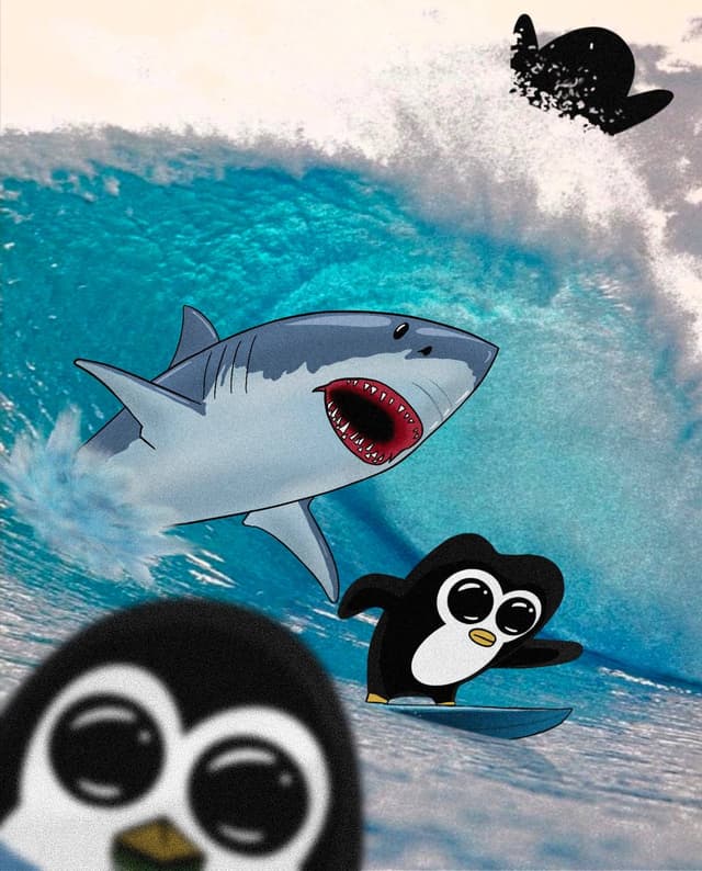 PWENG penguin pose